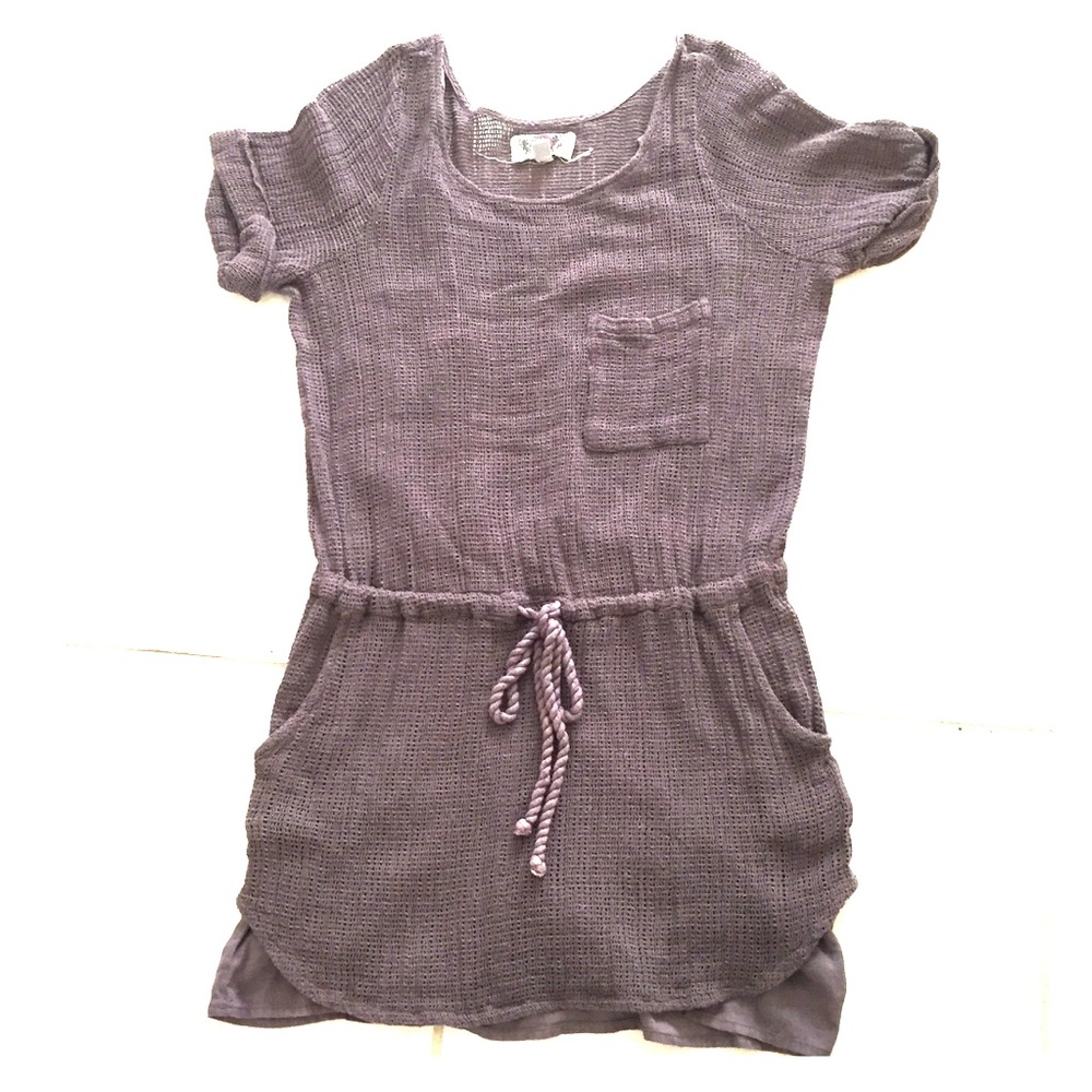 UO | ECOTE Brown Drawstring Dress